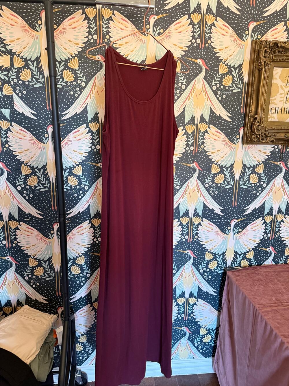 Theory stretchy maxi dress size M